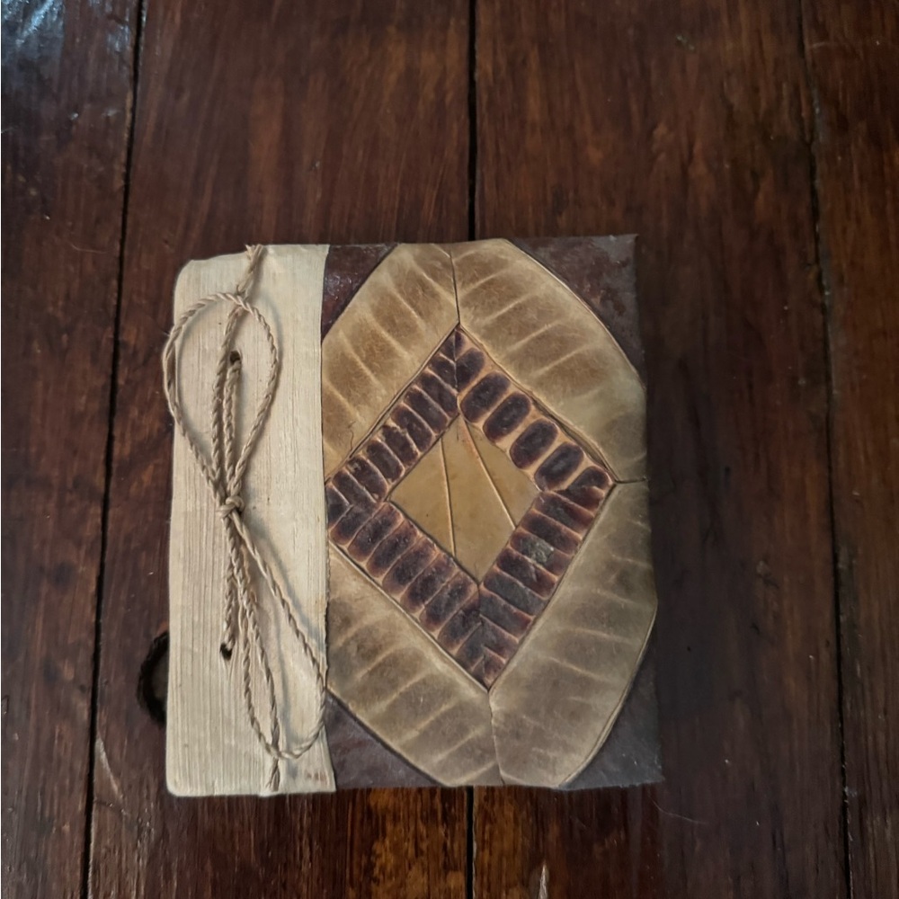 Handcrafted Leaf Design Journal